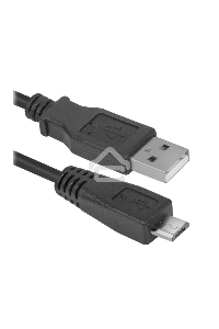 Кабель Defender USB08-06 USB 2.0 кабель для соед. USB 2.0 AM-MicroBM,1.8м, PolyBag