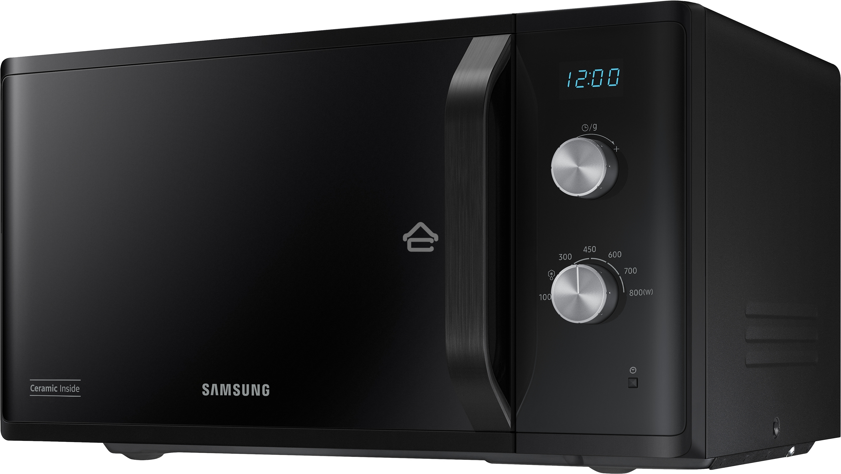 Микроволновая печь Samsung MS23K3614AK черный, 23 л, 800 Вт, переключатели - поворотный механизм