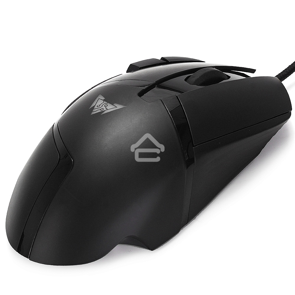 Мышь проводная Crown CMGM-901 черный, 4800 dpi, USB, кнопки - 8