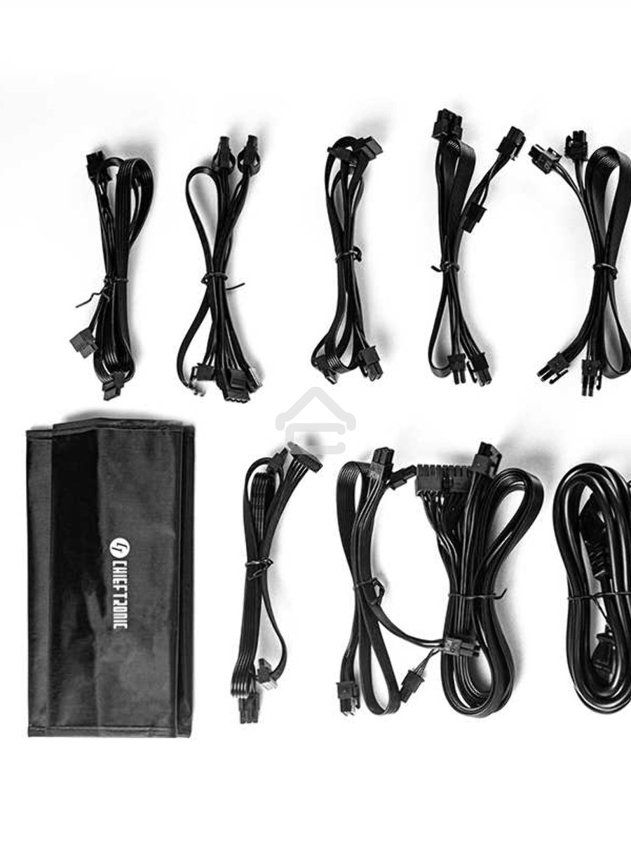 Блок питания Chieftec CHIEFTRONIC GPX-650FC, 650Вт, 80 PLUS Gold, 120мм, черный