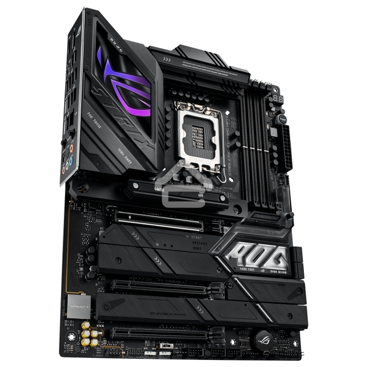 Материнская плата ASUS ROG STRIX Z790-E GAMING WIFI II, LGA 1700, Intel Z790, 4xDDR5, 4xSATA, 5xM.2, 1xPCIe 5.0 x16, 2xPCIe 4.0 x16, 2.5Gb LAN, 1xUSB-A 3.2 Gen 2, 2xUSB-A 3.2 Gen 2x2, 1xHDMI, 1xDP, 3x3.5 мм, 7.1, ATX