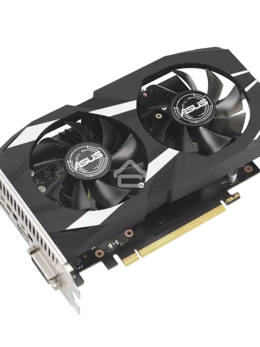 Видеокарта Asus DUAL-RTX3050-O6G NVIDIA GeForce RTX 3050 6Gb 96bit GDDR6 PCI-E 4.0 1507/14000 DVIx1 HDMIx1 DPx1 HDCP Ret
