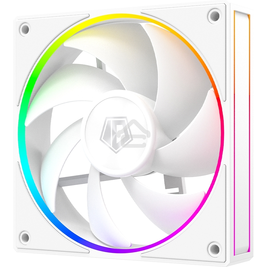 Вентилятор для корпуса ID-Cooling AF-127-ARGb-W белый, 120 мм, 2000 об/мин, 29.9 дБ, 4 pin