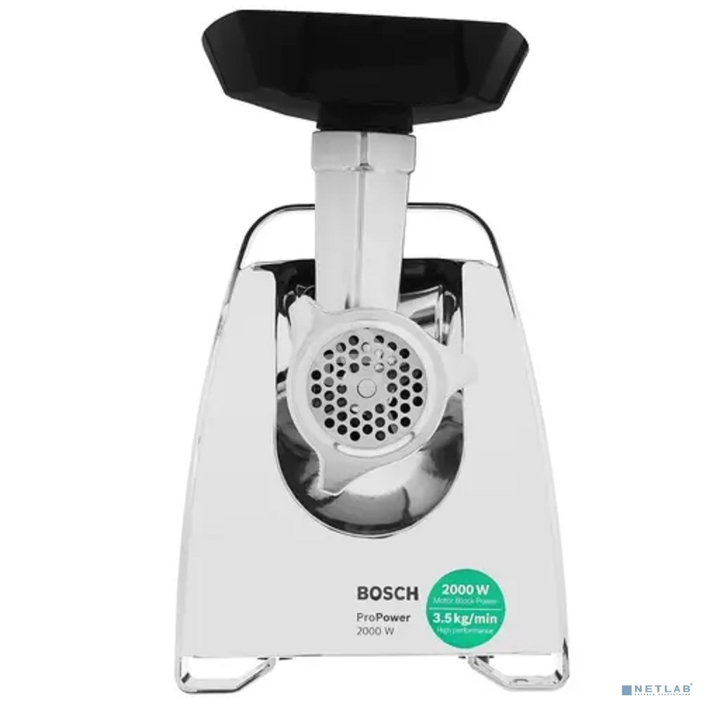 Мясорубка электрическая Bosch MFW67440 2000 Вт, черный/серебристый