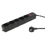 Сетевой фильтр PC Pet AP01006-5-BK 5м (5 розеток) черный