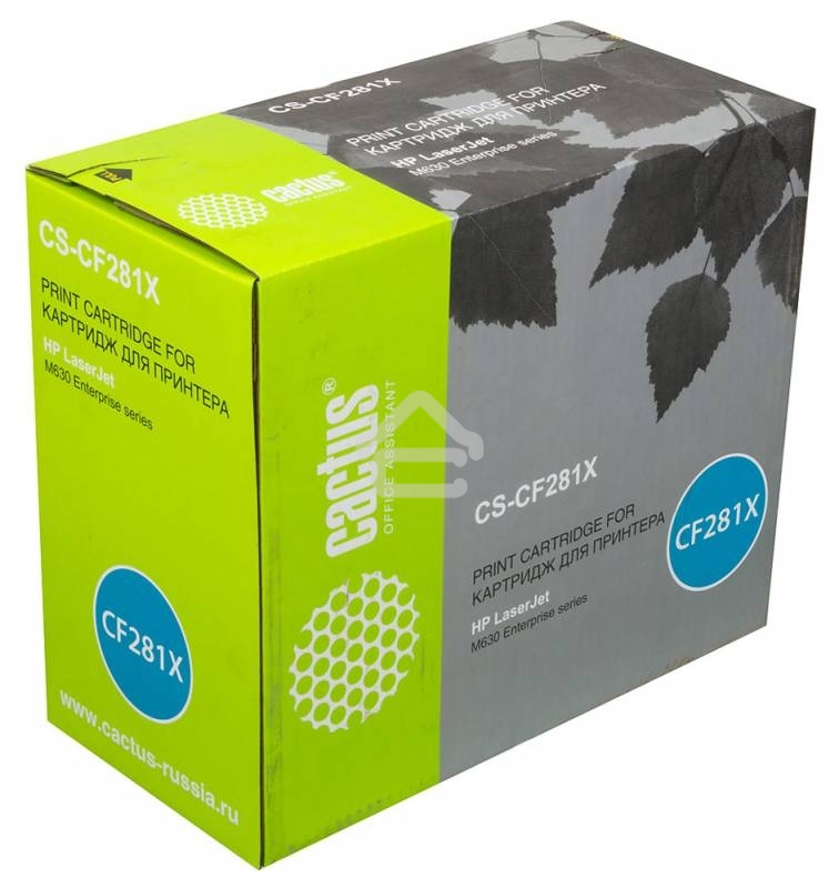 Картридж лазерный Cactus CS-CF281X черный (25000 стр.) для HP LaserJet Enterprise M630