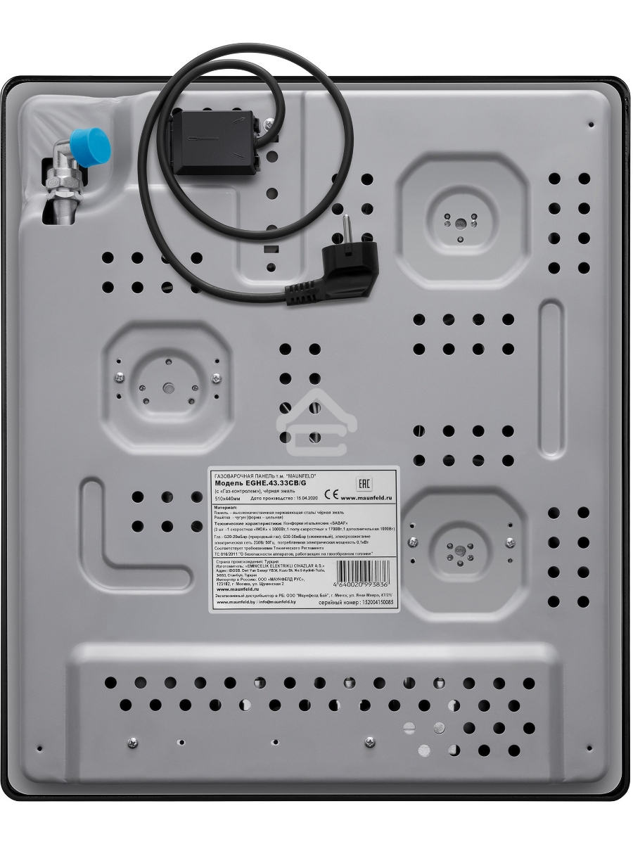Газовая панель Maunfeld EGHE.43.33CB/G