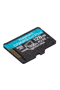ФлешКарта Kingston 128GB microSDXC Canvas Go Plus 170R A2 U3 V30 Single Pack w/o ADP EAN: 740617301243