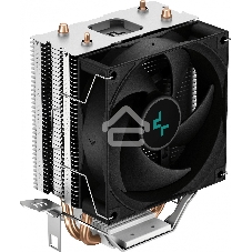Кулер для процессора DEEPCOOL AG200 черный, 92 мм, алюминий/медь, 3050 об/мин, 30.5 дБ, 4 pin, 100 Вт, 133 мм