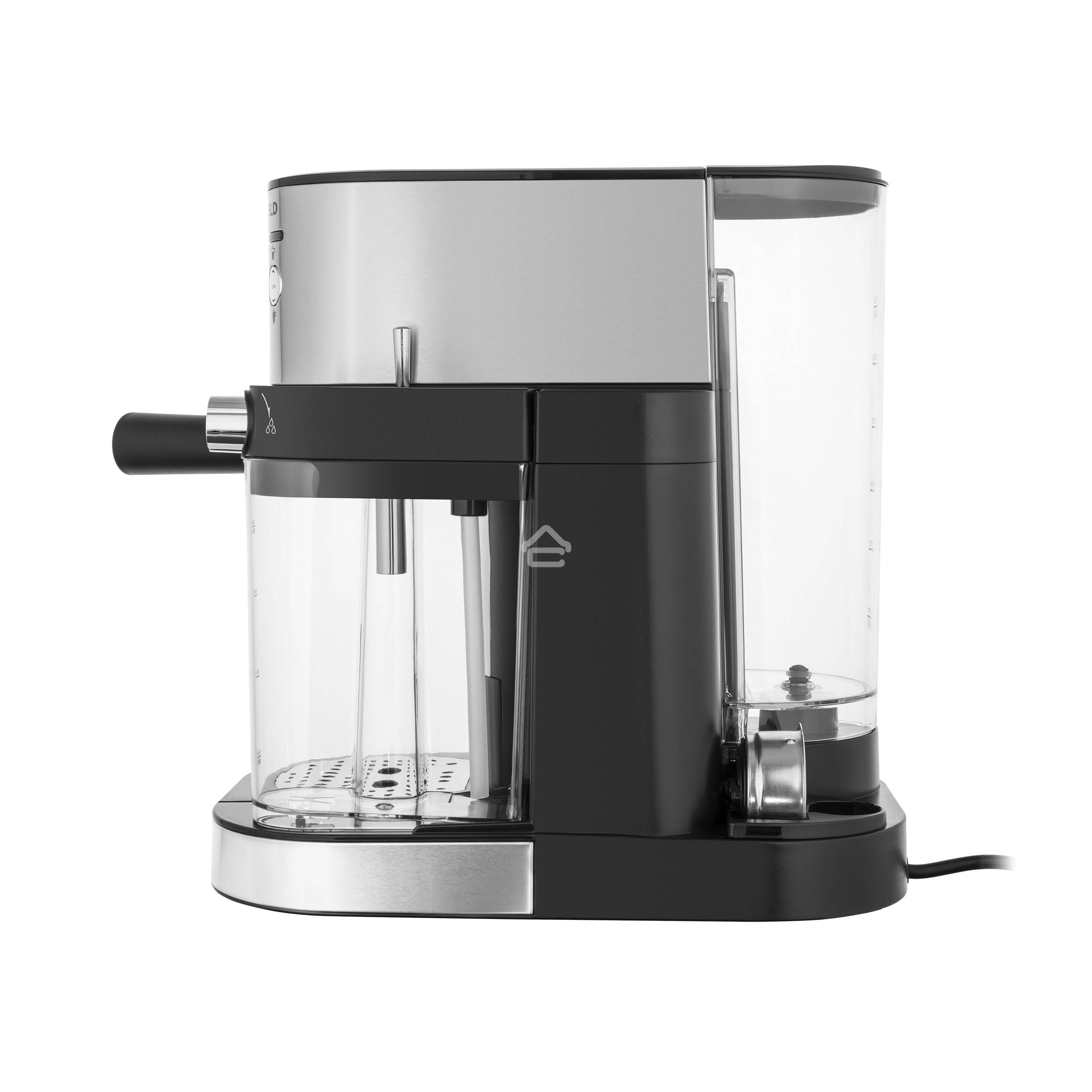 Кофеварка рожковая Maunfeld MF-720S PRO нержавеющая сталь, исп. кофе - молотый/чалды, 1.2 л, 1470 Вт, 15 Бар.
