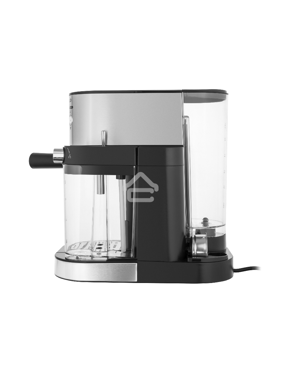 Кофеварка рожковая Maunfeld MF-720S PRO нержавеющая сталь, исп. кофе - молотый/чалды, 1.2 л, 1470 Вт, 15 Бар.