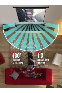 Экран для проектора S'OK Athena SGPSMS-398x224UHD на тросах с электроприводом, ПВХ+, белый к