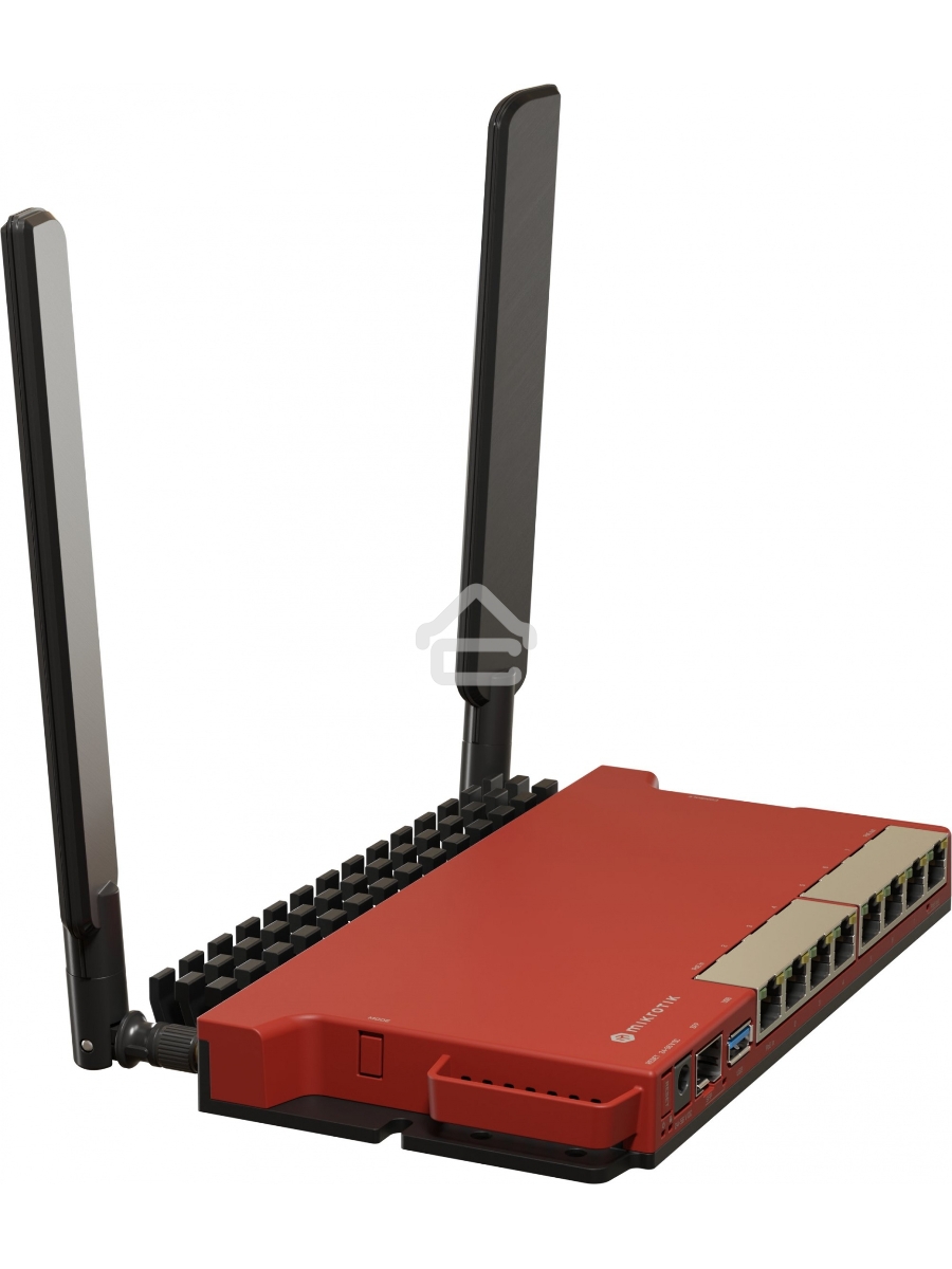 Роутер беспроводной MikroTik L009UiGS-2HaxD-IN AX600 10/100/1000BASE-TX, 2.4Ггц, 8*1Gbit, 1*SFP 2.5Gbit