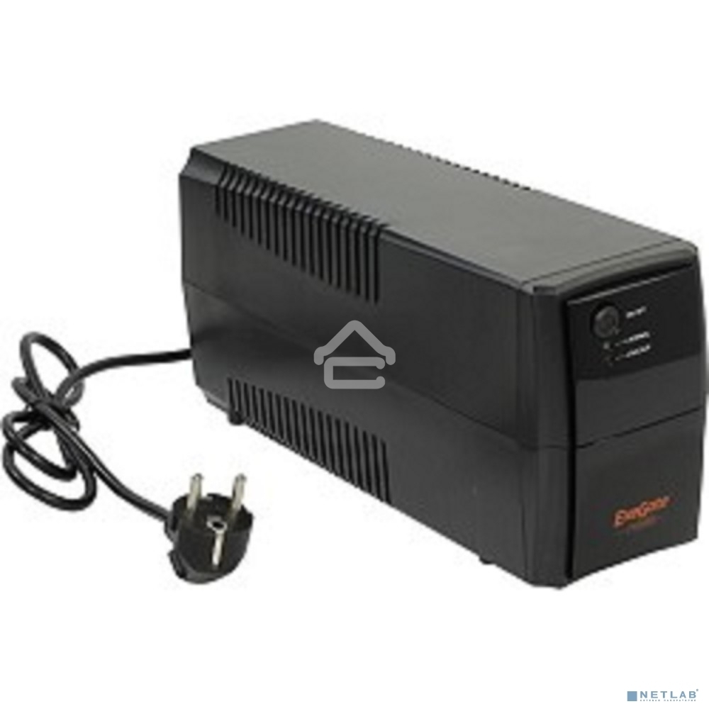 Источник бесперебойного питания ExeGate EP244543RUS Power Back BNB-600<600VA, Black, 2 евророзетки>