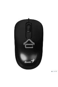 Мышь проводная Genius DX-110 черный, 1000 dpi, USB, кнопки - 3