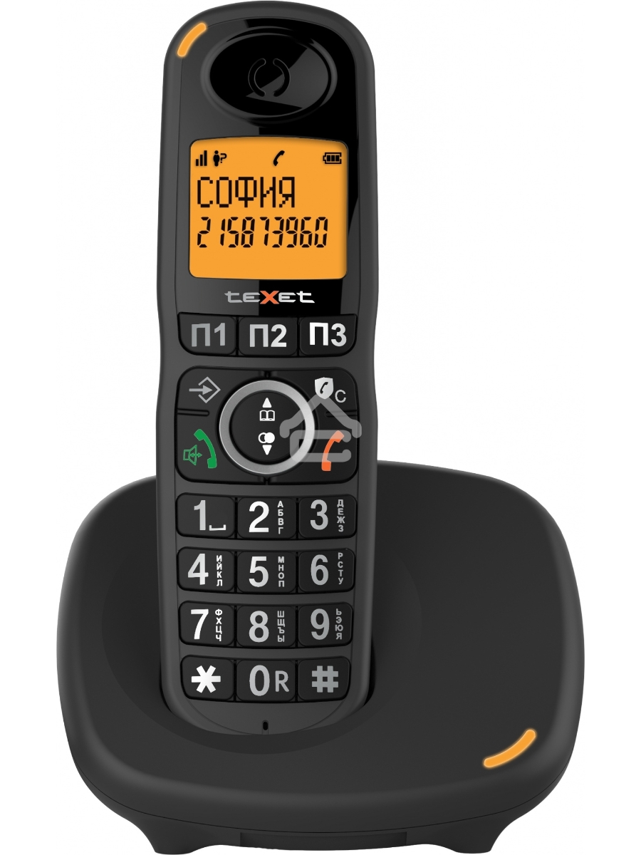 Радиотелефон teXet TX-D8905A черный
