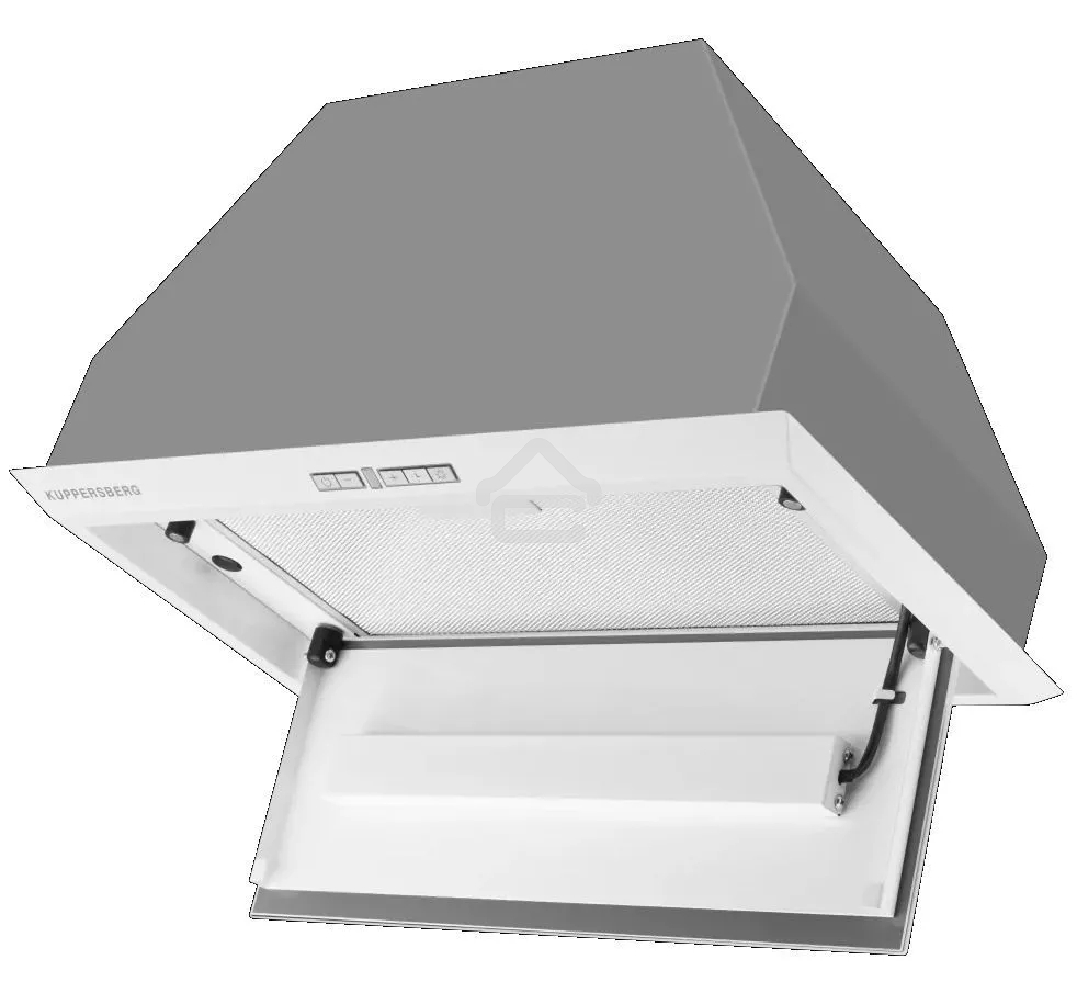 Вытяжка встраиваемая Kuppersberg Intro 60 White белый, 60 см, 1500 куб. м/ч, 43 дБ