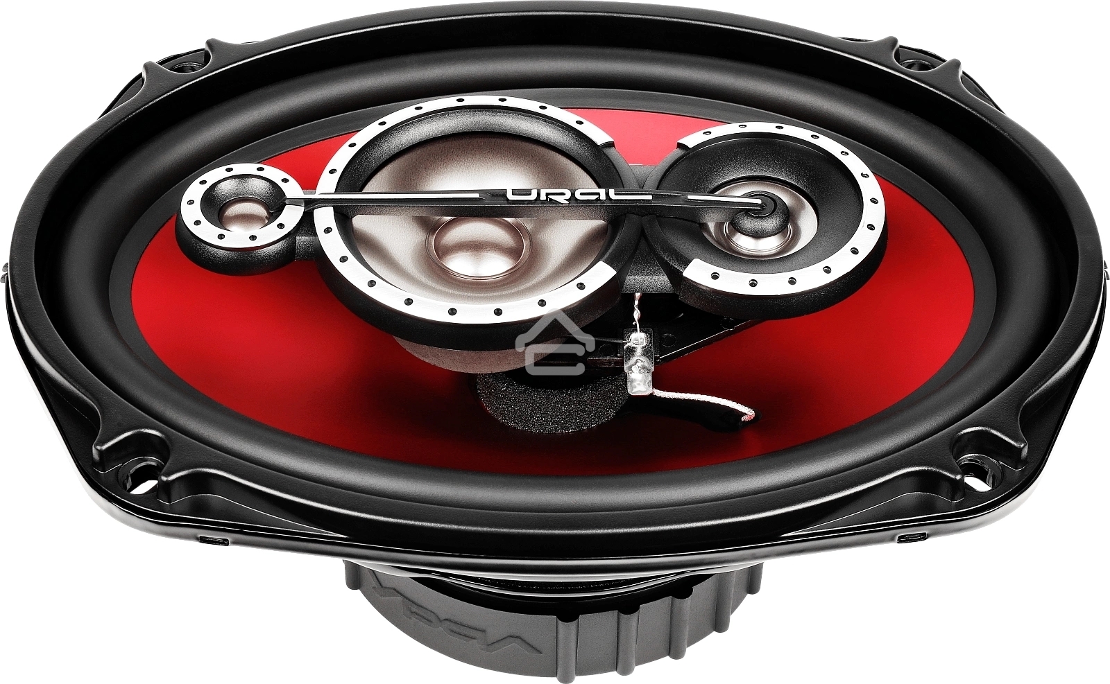 Колонки автомобильные Ural DDB AS-D6941 250Вт 15x23см (6x9дюйм) (ком.:2кол.) коаксиальные четырехполосные