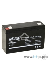 Батарея Delta DTM 612 (6V, 12Ah)