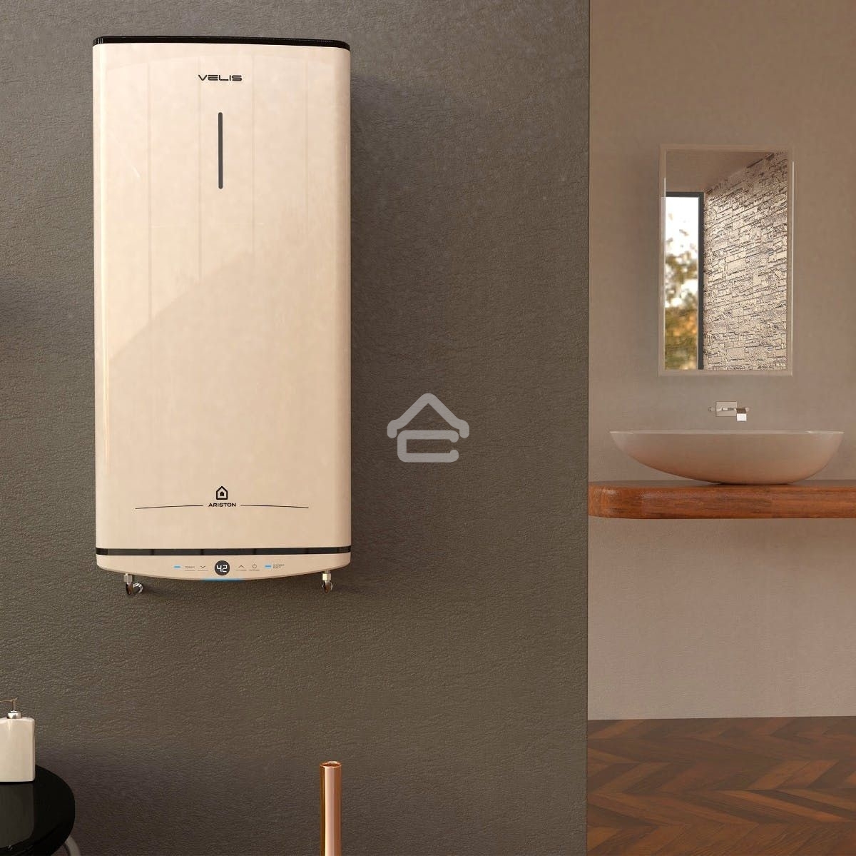 Водонагреватель Ariston Velis Tech Inox PW ABSE 100 2.5кВт 100л электрический настенный/белый