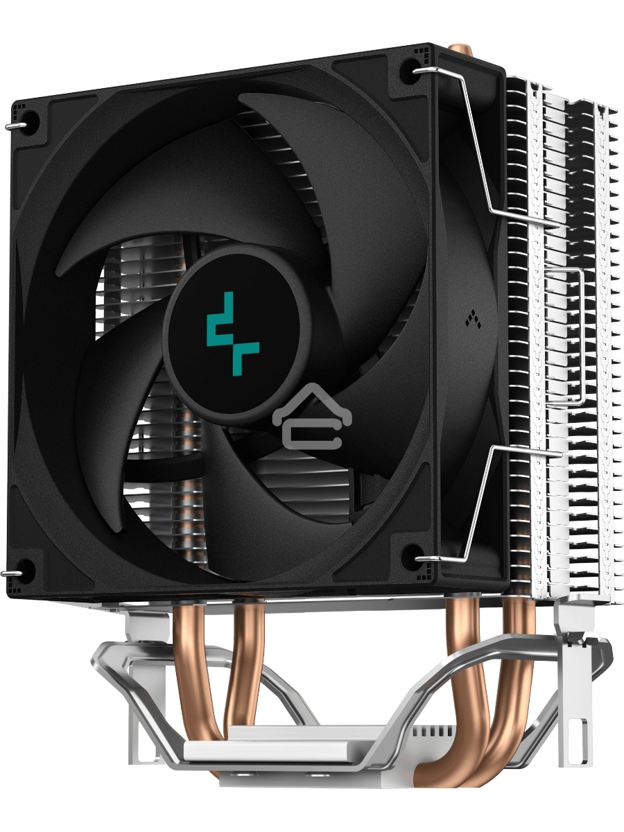 Кулер для процессора DEEPCOOL AG200 черный, 92 мм, алюминий/медь, 3050 об/мин, 30.5 дБ, 4 pin, 100 Вт, 133 мм