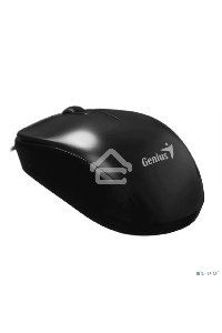 Мышь проводная Genius DX-110 черный, 1000 dpi, USB, кнопки - 3