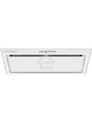 Встраиваемая вытяжка Kuppersberg INTRO 60 WHITE 60 см, 1000 м3/ч, отвод воздуха/рециркуляция, белый цвет