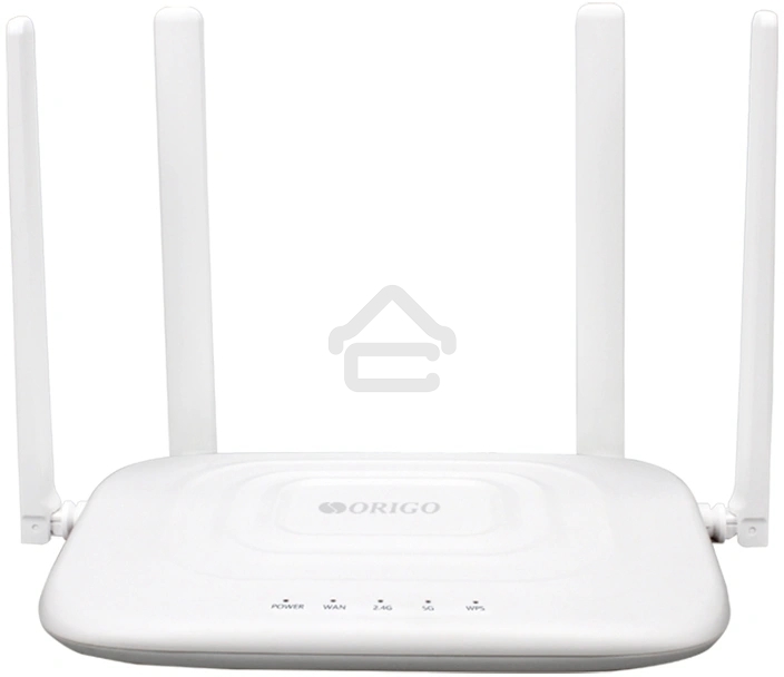 Беспроводной двухдиапазонный маршрутизатор AC1200, 1x1000Base-T WAN, 3x1000Base-T LAN, 4 внешние антенны 5 dBi