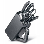 Набор ножей кухон. Victorinox Forged Cutlery Block (7.7243.6) компл.:6шт с подставкой черный подар.коробка