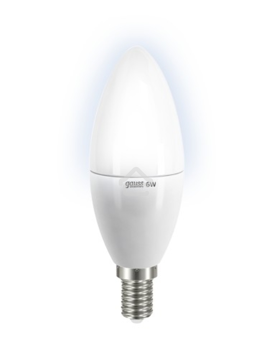 Лампа GAUSS LED Elementary Candle 6W E14 4100K LD 33126