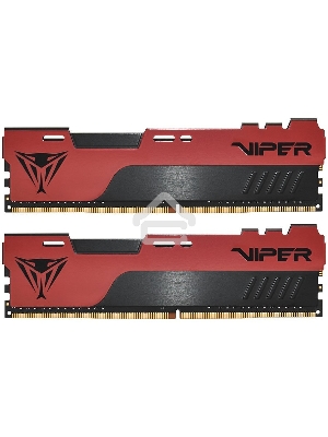 Оперативная память Patriot Viper Elite II, DDR4, 32GB (1x32 GB), 3600 MHz, CL20, радиатор, красный, чёрный