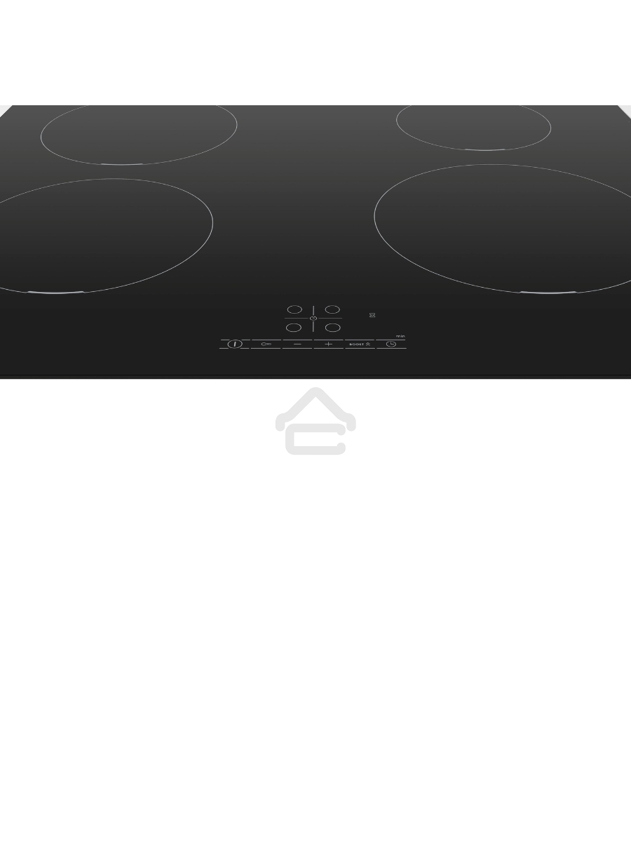 Индукционная варочная панель Bosch Serie 4 PUE611BB5E, индукционные, независимая, черный