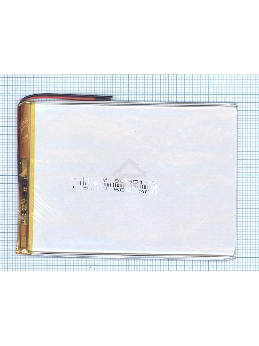 Аккумулятор Li-Pol (батарея) 3*90*135мм 2pin 3.7V/5000mAh