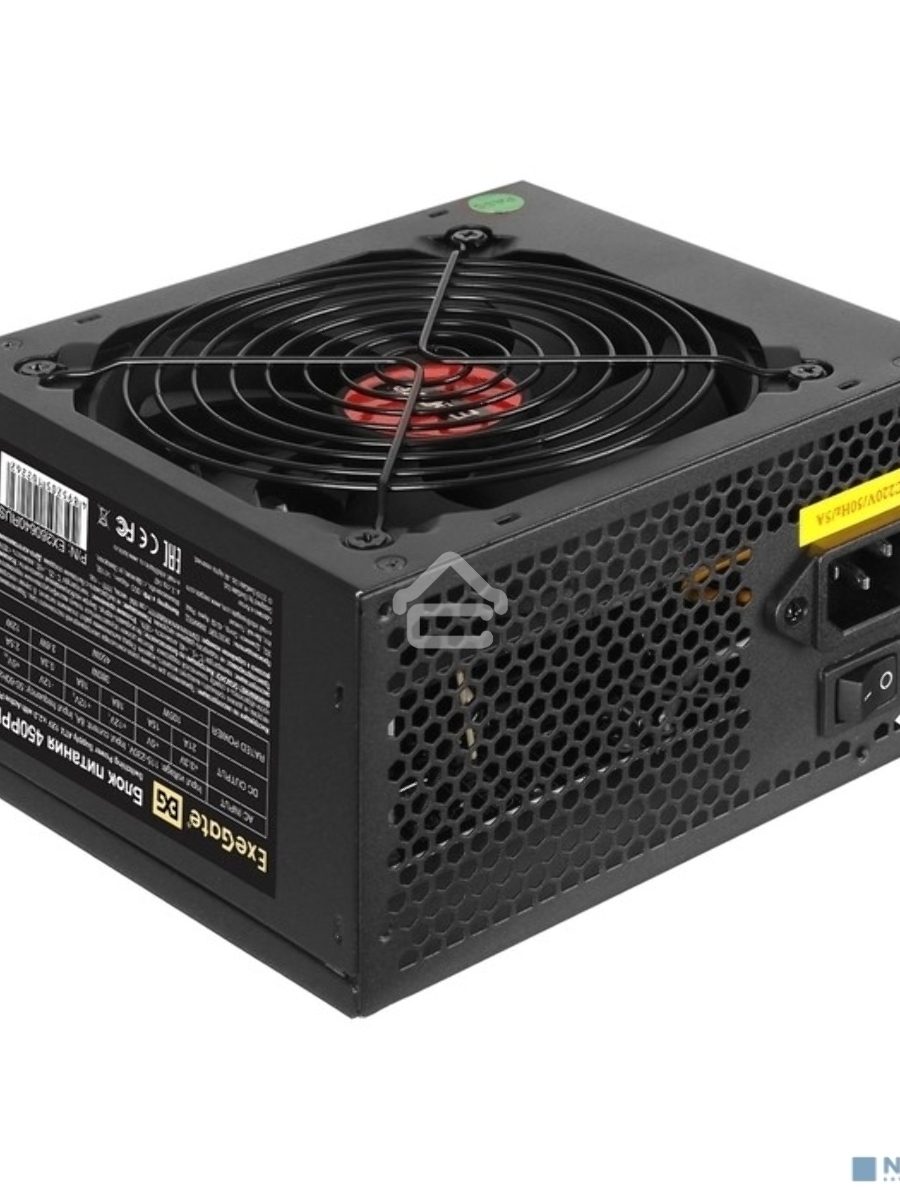 Блок питания Exegate 450PPE (EX260640RUS-PC), 450Вт, 120Вт, черный