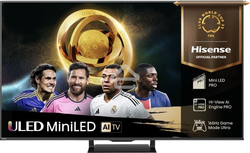 Телевизор 75'' Hisense 75U7Q PRO черный Mini LED UHD 144Hz Smart TV