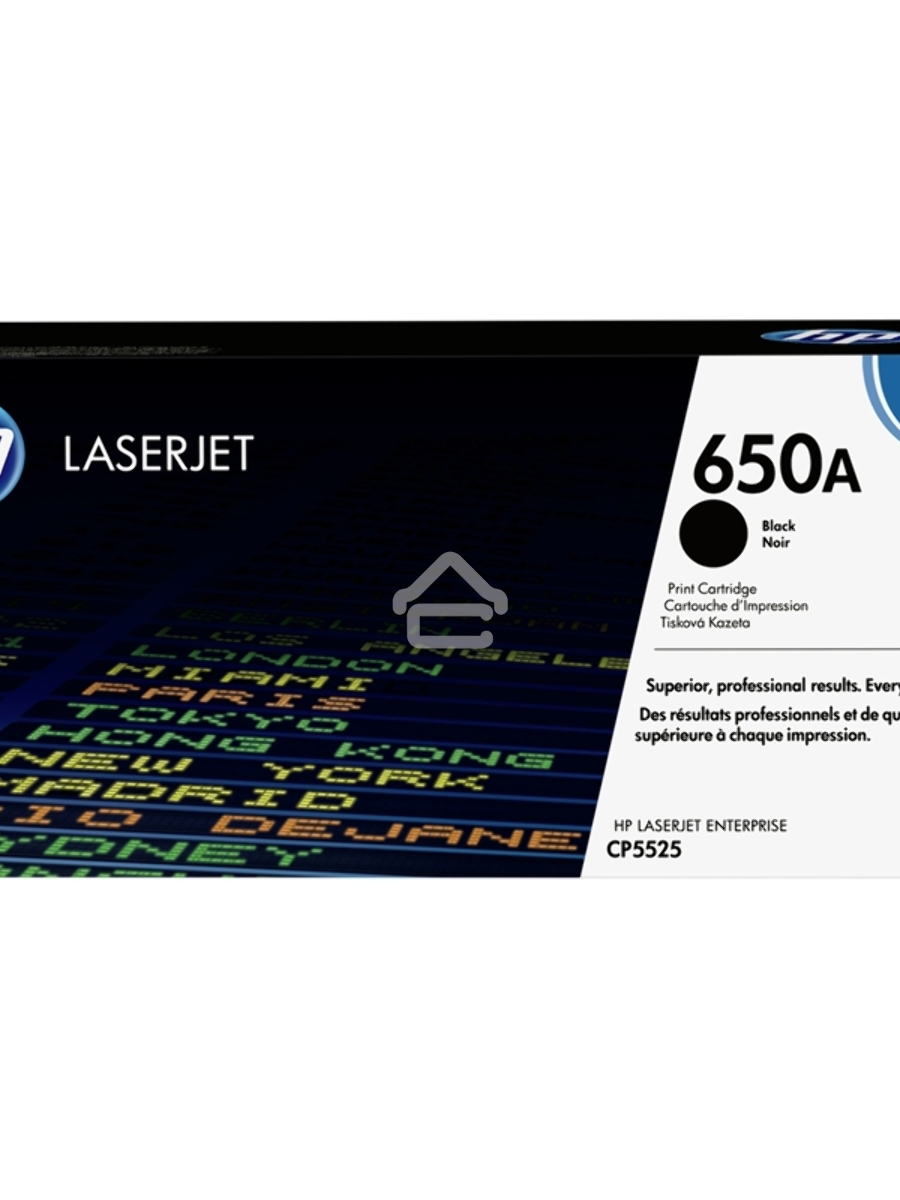 Картридж лазерный HP CE270A черный для Color LaserJet Enterprise CP5525 13500 стр.