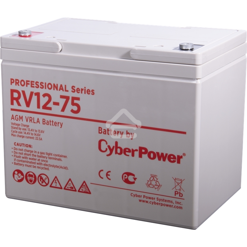 Батарея PS CyberPower Professional series RV 12-75 / 12V 75 Ah