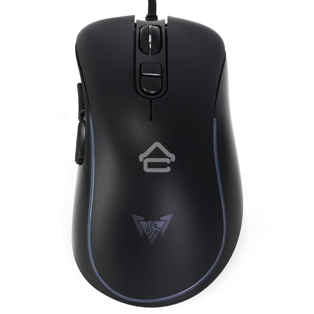 Мышь проводная Crown CMGM-902 черный, 7200 dpi, USB, кнопки - 7