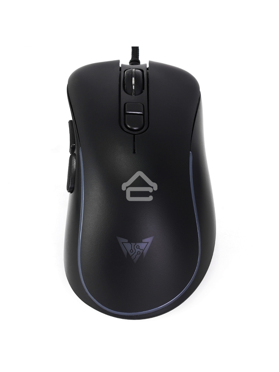 Мышь проводная Crown CMGM-902 черный, 7200 dpi, USB, кнопки - 7
