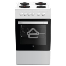 Плита электрическая Beko FFSS56000W белый, конфорок 4 шт, духовка 60 л, 50 см x 85 см x 60 см