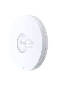 Точка доступа TP-Link 11AX dual-band ceiling access point, up to 1200 Mbit / s at 5 GHz and up to 574 Mbit / s at 2.4 GHz,  1 10/100/1000Mbps LAN port, support PoE 802.3at standard, support BSS coloring, Seamless Roaming, Mesh, Band Steering, Airtime Fair