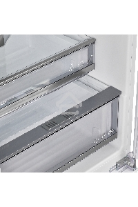 Встраиваемый холодильник Maunfeld MBF177NFFWGR Inverter белый двухкамерный 194/57 л морозилка снизу, NoFrost