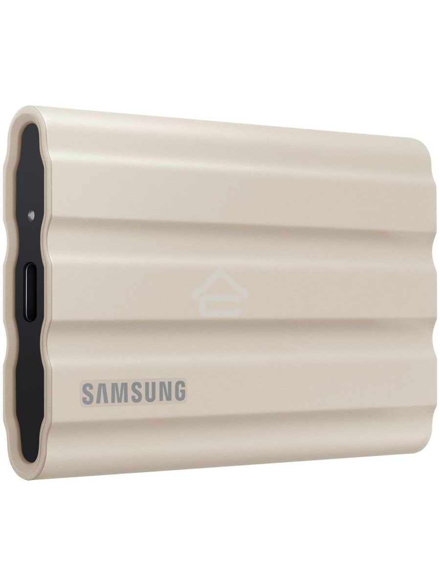 Внешние HDD и SSD/ Samsung External SSD T7 Shield, 1TB, Type C-to-C/A, USB 3.2 Gen2, R/W 1050/1000MB/s, IP65, 88x59x13mm, 98g, Beige (12 мес.)
