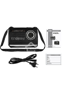 Радиоприёмник SVEN SRP-535 чёрный (3 Вт, FM/AM/SW, USB, SD/microSD, 900 мАч, 2 х D/UM, фонарь)