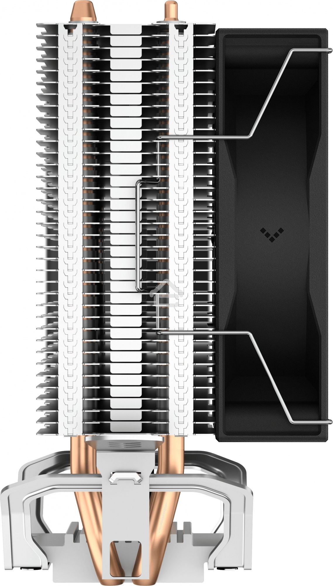 Кулер для процессора DEEPCOOL AG200 черный, 92 мм, алюминий/медь, 3050 об/мин, 30.5 дБ, 4 pin, 100 Вт, 133 мм
