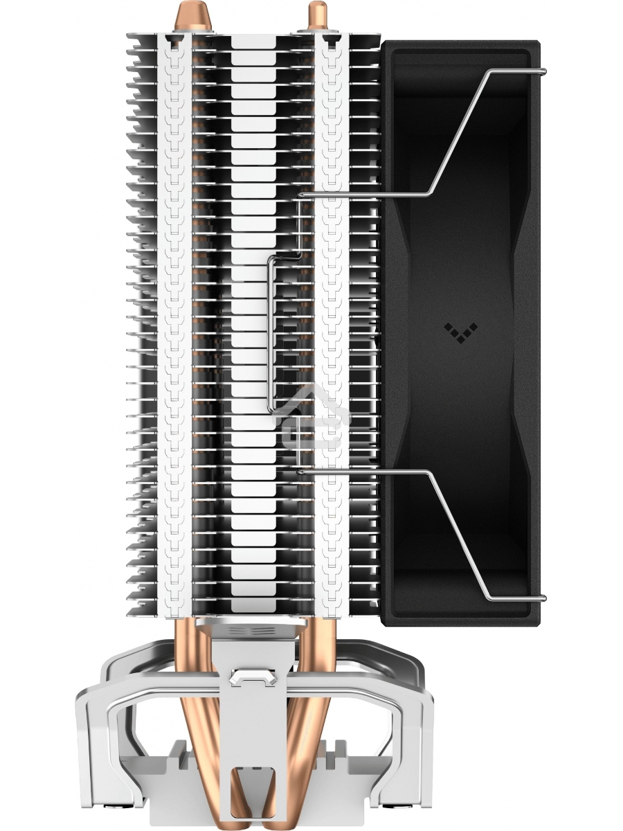 Кулер для процессора DEEPCOOL AG200 черный, 92 мм, алюминий/медь, 3050 об/мин, 30.5 дБ, 4 pin, 100 Вт, 133 мм