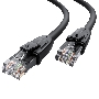 Патч-корд GCR прямой 20.0m UTP кат.6, черный, 24 AWG, ethernet high speed, RJ45, T568B, GCR-52538