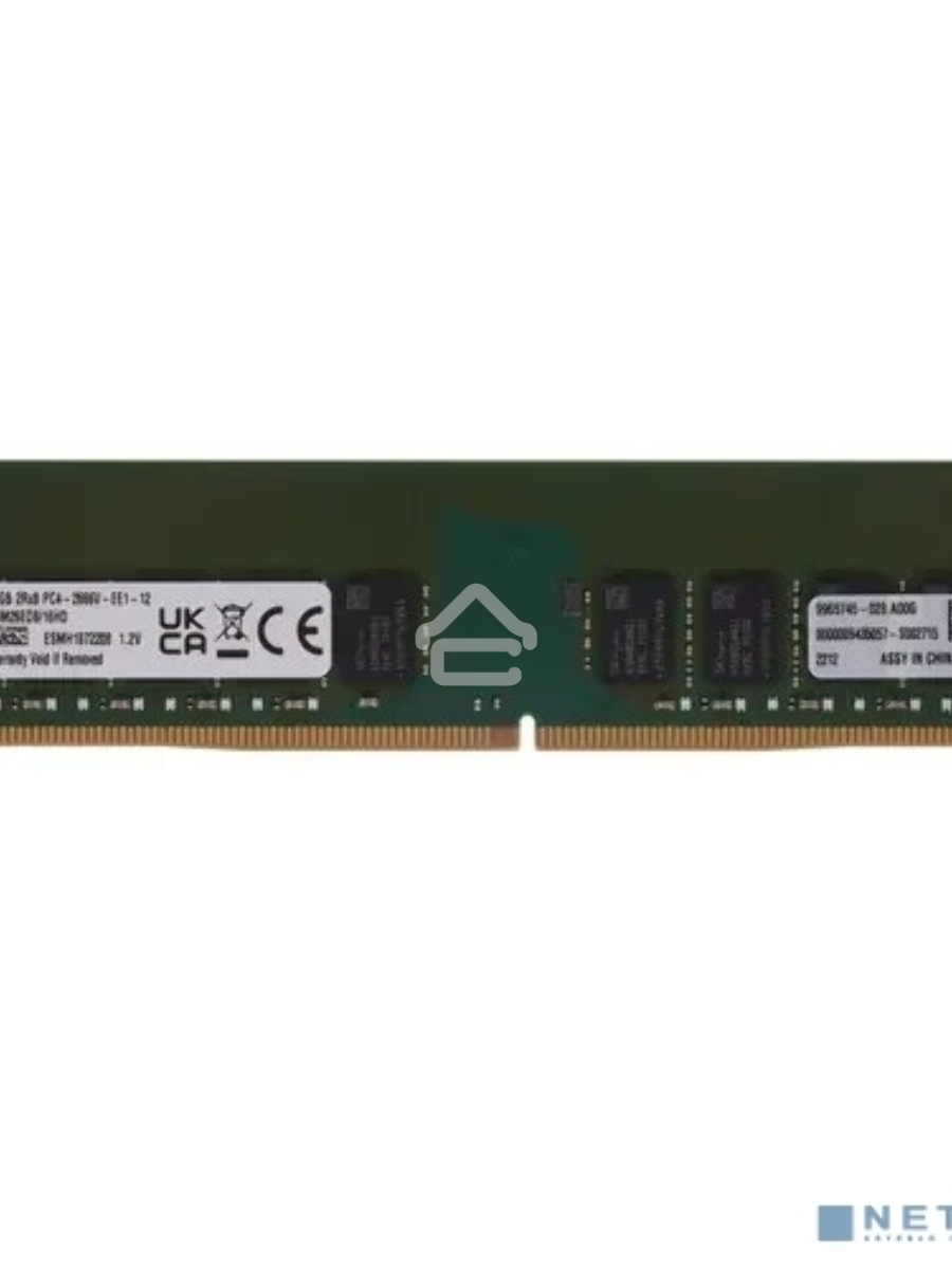 Оперативная память Kingston Server Premier, DDR4, 16GB (1x16GB), 2666MHz, CL19, DIMM