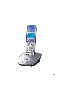 Телефон беспроводной (DECT) Panasonic KX-TG2511RUS (серебристый) {АОН, Caller ID,спикерфон на трубке,переход в Эко режим одним нажатием}