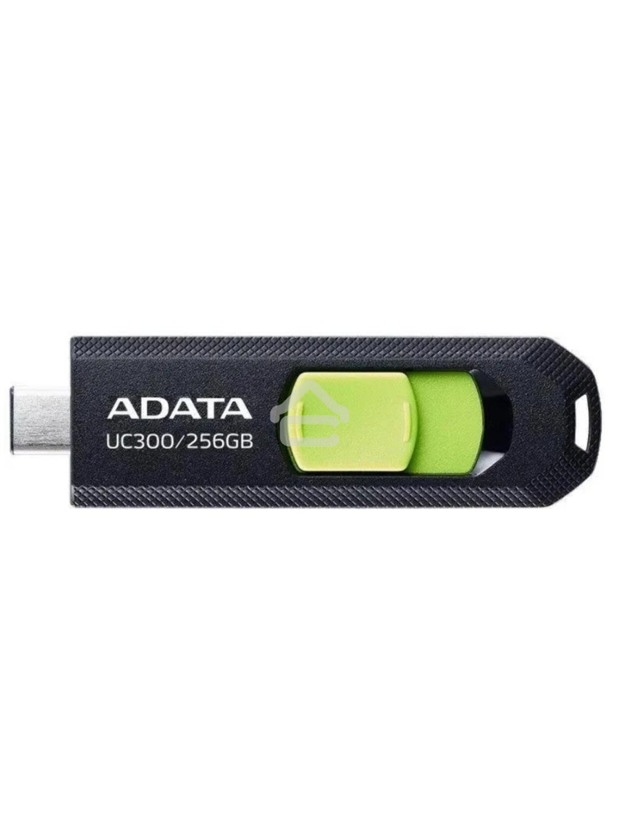 Флеш диск A-Data 256Gb UC300 ACHO-UC300-256G-RBK/GN USB3.2 зеленый